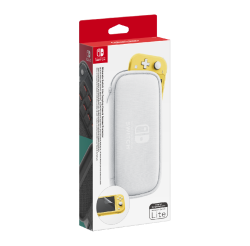 Nintendo Switch Lite Carry Case & Screen Protector White