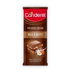 Canderel Chocolate Slab - Milk & Nutty - 100G