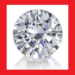 Cubic Zirconium - Aaa Diamond White Round Facet - 1.02CTS