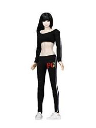 Phicen 1 6 Female Sportswear Suit For Large Medium Bust Phicen Hottoy Female Body Black