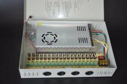 Cctv Power Supply Box: 18 Channels 20a 12v Dc. Collections Are Allowed.