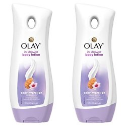 Olay In Shower Lotion Daily Hydration Almond Milk 15.2 Oz Pack Of 2