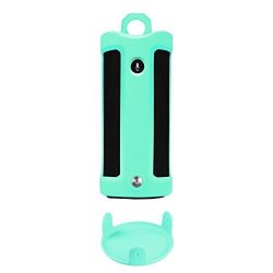 Fintie Protective Case For Amazon Tap - Light Weight Shock Proof Silicone Sling Cover Compatible With Charging Cradle Turquoise SAAB038AD-US