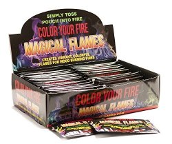 Magical Flames Vibrant & Colorful Flames For Wood Burning Fires 50 Pack