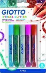 Strass Glitter Glue 10.5ML X 5 - In Blister Pack
