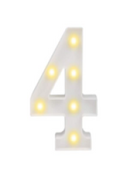 LED Number Light 4