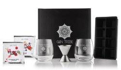 Gin Tribe - Gift Box - Tumbler Sayings Include: Gin Snob And Gin O Clock - Gift Tribe