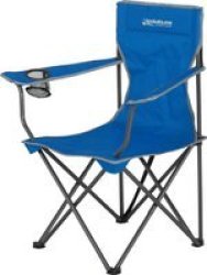 Blue Quad Camp Chair - 120KG