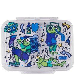 Hip Hop Frogs Clear Bento Lunchbox