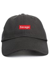 Savage Supreme Unstructured Hat- Black