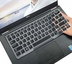Keyboard Cover For Dell Latitude E7450 E7470 E5470 E7480 5480 5490 5491 7490 Dell Latitude 3340 E3340 Laptop Keyboard Protector Ultra Thin Soft Keyboard Skin Black Us Layout With Pointing