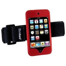 Tuneband Grantwood Technology's Armband Silicone Skin For Ipod Touch 8GB 16GB 32GB 64GB 2ND And 3RD Generation Red