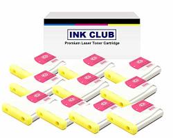 Inkclub Compatible Inkjet Cartridge Replacement For Brother LC51 Magenta 10 Pack