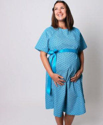 Delivery Gown Turquoise - M Turquoise