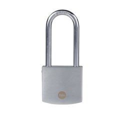 50 Mm Brass Long Shackle Padlock With Chrome Finish
