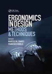 Ergonomics In Design - Methods And Techniques Paperback