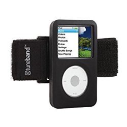 Tuneband For Ipod Classic Model A1238 80gb 120gb 160gb Premium Armband With Two Straps Black
