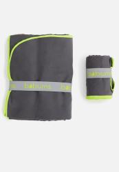 Microfiber XL Gym Zip Towel Combo - Gunmetal & Yellow