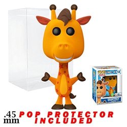 Funko Geoffrey The Giraffe Pop W Pop Protector Funko Pop Ad Icons - Flocked Geoffrey The Giraffe -toy R Us Exclusive - Ships In .45MM Bubble Wrapped Pop Protector