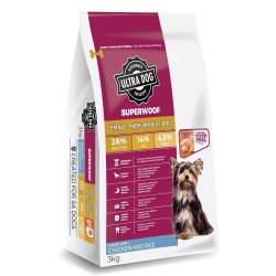 Superwoof Small- Medium Adult Chicken And Rice Dog Food - 12KG