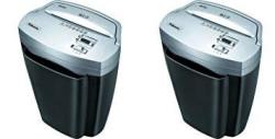 Fellowes Powershred W11C 11-SHEET Cross-cut Paper And Credit Card Shredder With Safety Lock 3103201 Pack Of 2