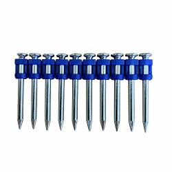 Meite MTSD-38 12 Gauge 1-1 2 Inch X .120 Inch Mechanical Galvanized Smooth Shank Plastic Collated Concrete And Steel Drive Pins For Gas Powered Framing