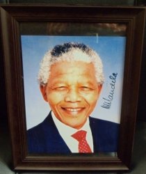 Portrait Of Mandela - Signed - Photocopies - Unframed A4 Size