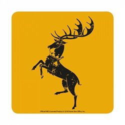 Game Of Thrones Coaster Baratheon House Sigil Official Yellow