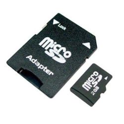 2GB Micro Sd Card + Sd Adapter