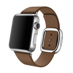 Modern Buckle Strap Band For Apple Watch 42MM & 44MM Brown