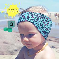 Will & Fox Swimming Ear Band for Kids Toddlers & Babies with Ear Tubes ~Free Putty Earplugs ~The #1 Headband ENT Physicians Recommend ~ Holding Plugs in Place and Ears Dry ~ Huge Range of Styles! 