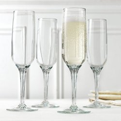 classy champagne glasses