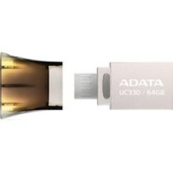 Adata UC330 Dual-head Flash Drive With Zinc Alloy Material Design 32GB
