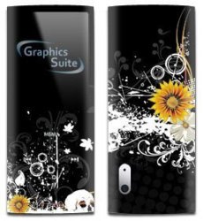 Sunflower Ink Skin For Apple Ipod Nano 5TH Generation