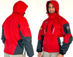 Craft Red Unisex Jacket Removable Polar Fleece Grey - Small 3 In 1
