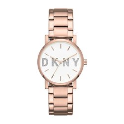 DKNY Soho Rose Gold Stainless Steel Bracelet Women's Watch NY2654