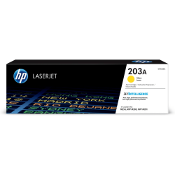 Hp 203A Yellow Toner Cartridge 1 300 Pages Original CF542A Single-pack