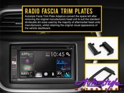 Toyota Avco Radio Fascia Trim Plate