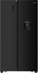Hisense 512L Side By Side Frost Free Fridge freezer With Water Dispenser Black Glass