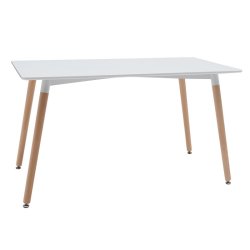 bella wooden leg table