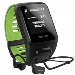 TomTom Fitness Tomtom Runner 3 Cardio+music+hp Fitness Watch - Black green Small - 1rkm.001.11
