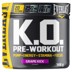 Everlast Ko Pre Workout 148g Grape Prices Shop Deals Online Pricecheck