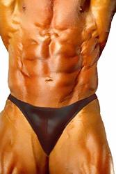 Andreas Cahling Winner Bodybuilding Posing Swim Wear Suit Trunks Briefs Black XL 34"-36
