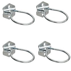 Heartdeco Steel Pegboard Accessories - 4PCS Loop Ring Hook