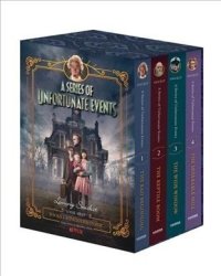 A Series Of Unfortunate Events 1-4 Netflix Tie-in Box Set Hardcover