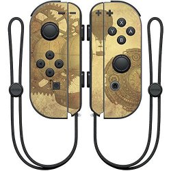 Mightyskins Skin Compatible With Nintendo Joy-con Controller Wrap Cover Sticker Skins Steam Punk Paper