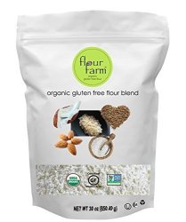 Organic Gluten Free Flour Blend - All Purpose Flour Made With 5 Organic Gf Ingredients - Sweet Rice Flour Brown Rice Flour Tapioca Flour