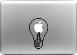 Tuff-Luv Bulb Grafitti Sticker Decal For Apple Macbook