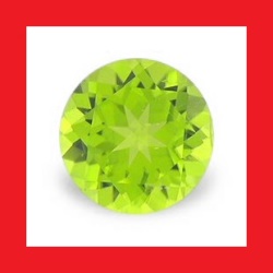 Peridot - Nice Green Round Facet - 0.345cts