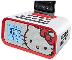 Hello Kitty Dual Alarm Clock Speaker System HY-M23